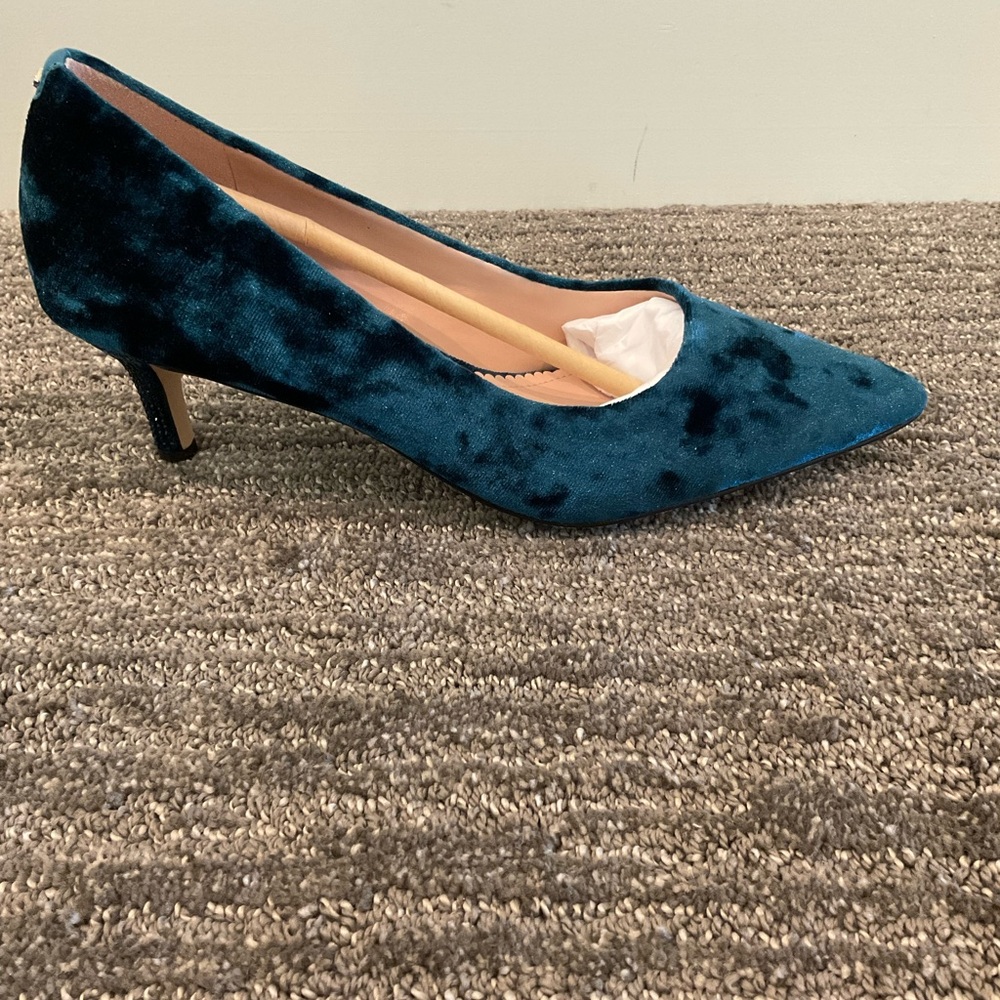 Kate Spade Crystalline Pump - Blue Velvet - Picture 5 of 8